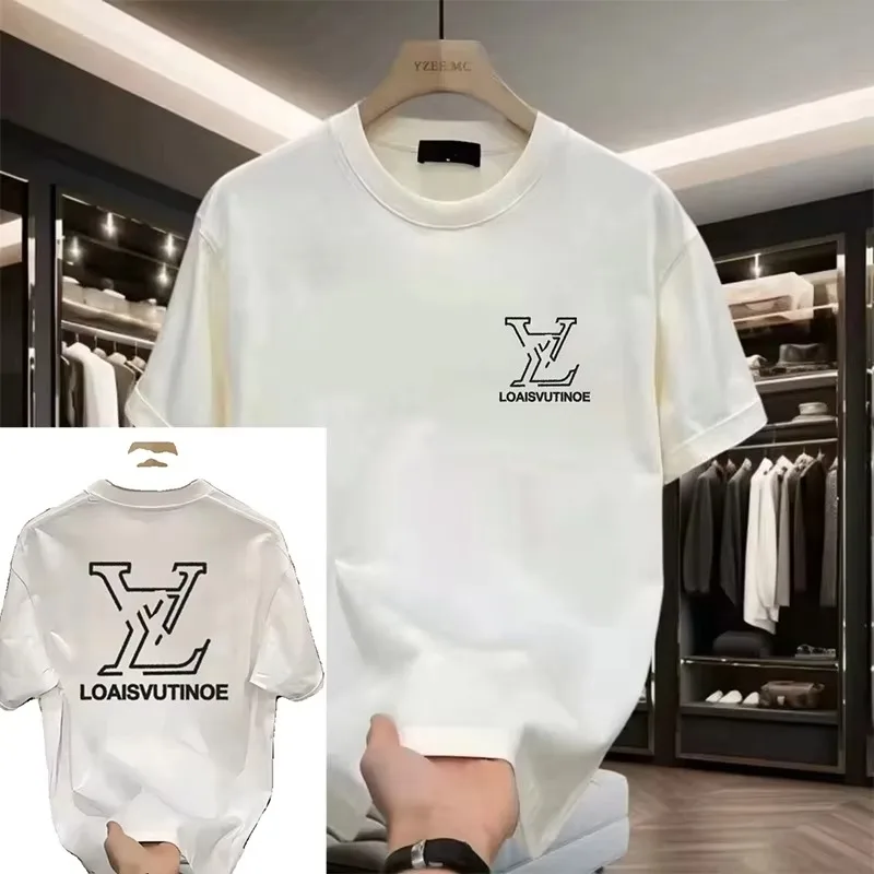 

2025Японская модная брендовая летняя мужская футболка Hot Ape с прозрачным принтом, новая мужская и женская свободная и удобная хлопковая футболка High Street