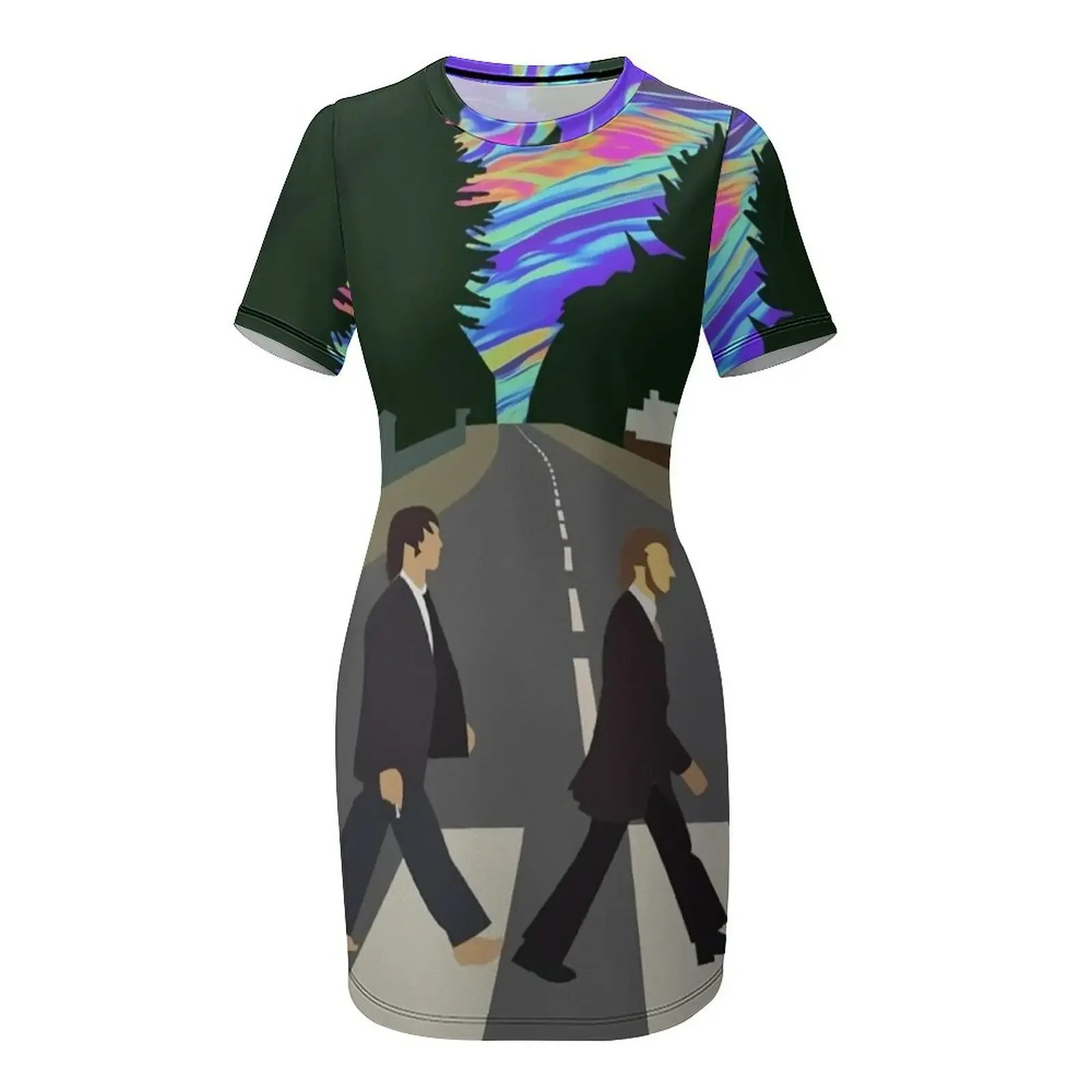 ABBEY ROAD Abito a maniche corte, abiti estivi da donna 2025, abito da sera da donna, abiti da sposa per donna, abiti estivi, abito