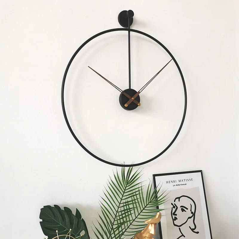 

Zml wall clock - stylish & creative timepiece for home decor - minimalist wall art