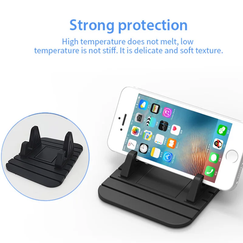 Anti-slip Car Silicone Holder Mat Pad Dashboard Stand Mount For Phone GPS Bracket For iPhone Samsung Xiaomi Huawei Universal