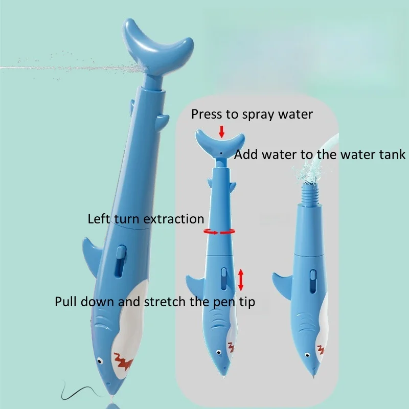 Pena Bolpoin Kreatif Fungsi Semprotan Air Spoof Baru Pena Tanda Tangan Hadiah Mainan Pena Dapat Ditulis Semprotan Air Prank Kampus