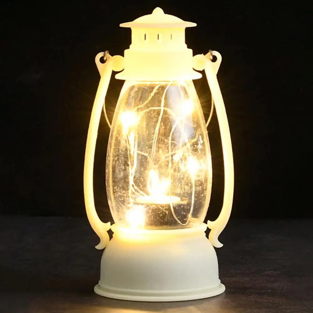 

Copper Wire LED Candle Light Vintage Romantic Atmosphere Lantern Lamp Soft Lighting Battery Powered LED Lantern For Home