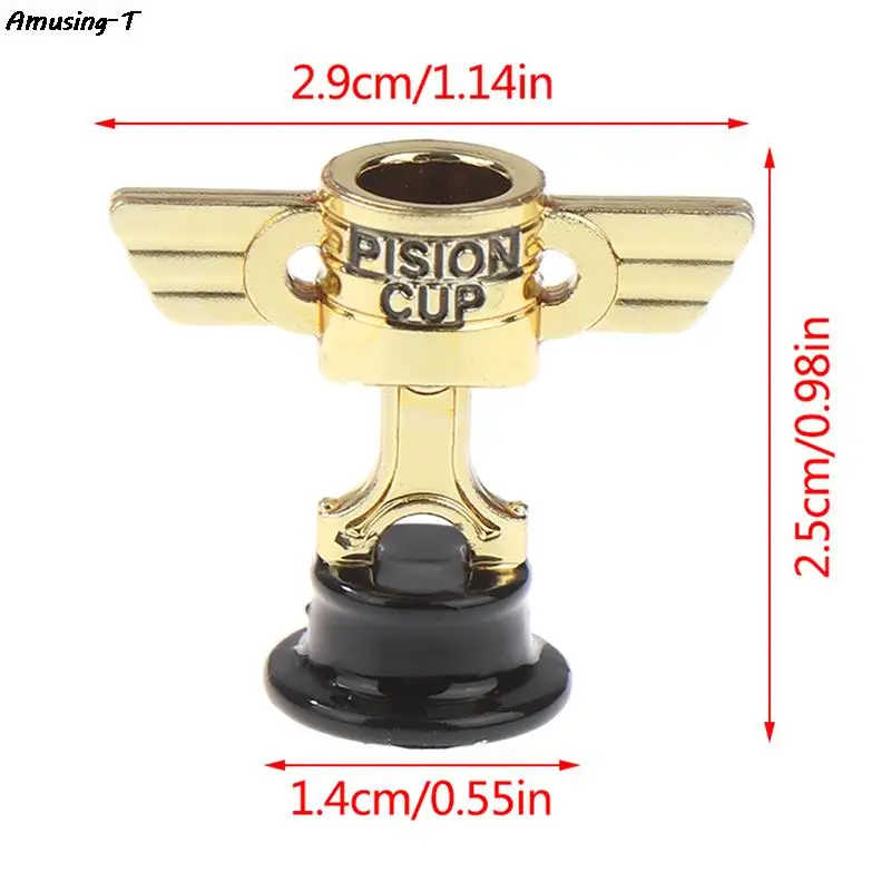 1PC PISTON CUP Gold Championship Trophy Toy Model Christmas Gift For Children Collect Gifts