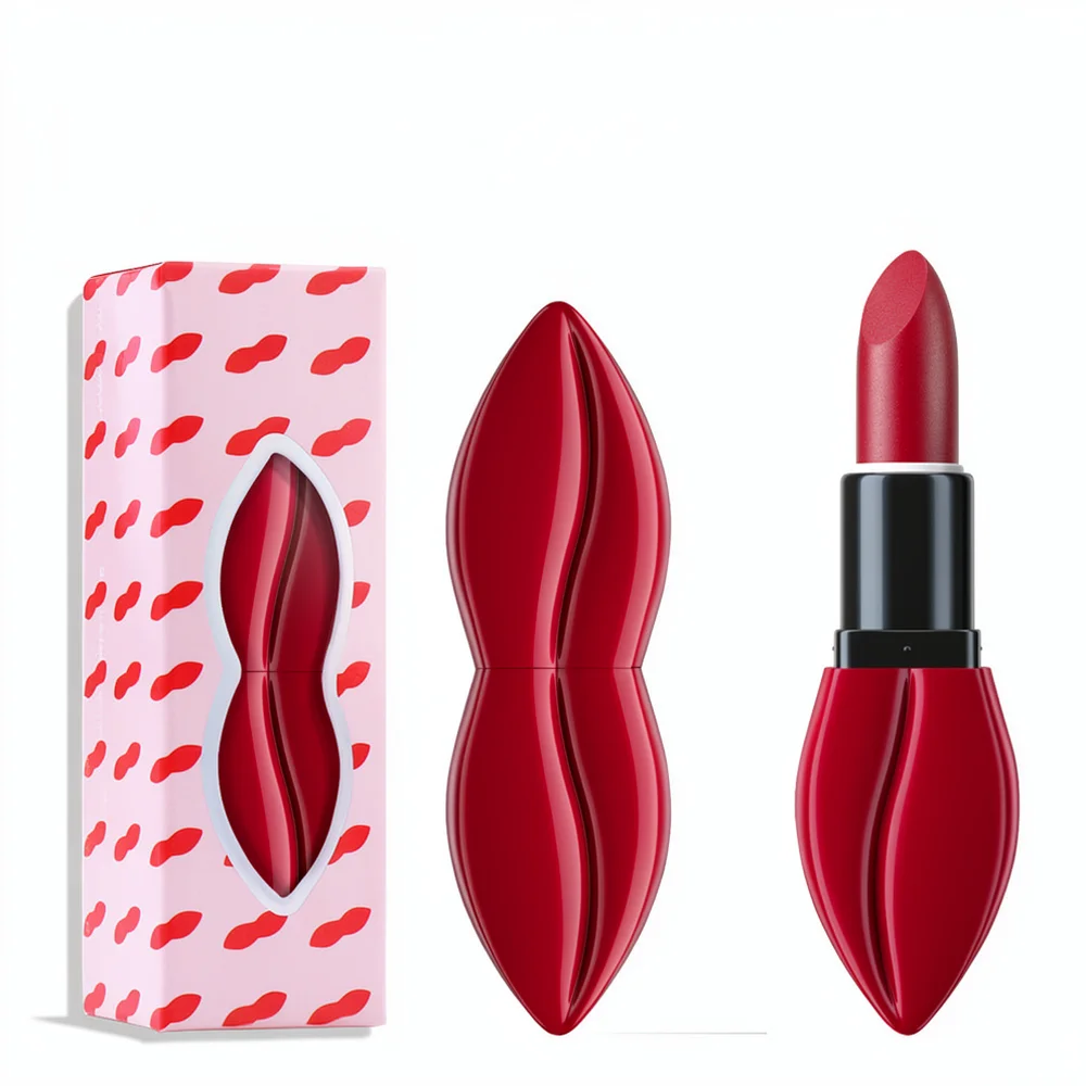 For CmaaDu Matte Finish Lipstick Velvet Texture Moisturizing Long Wearing Lip Cream High Pigment Makeup For Women