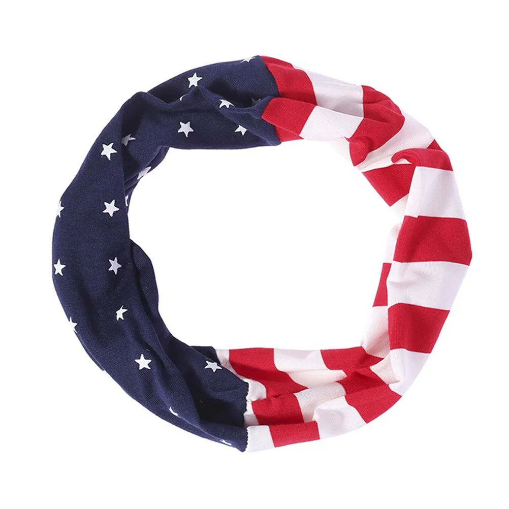 

Эластичная повязка на голову с дизайном флага США для фитнеса, бега, йоги, спортивного ремешка для волос, дышащий удобный аксессуар для волос