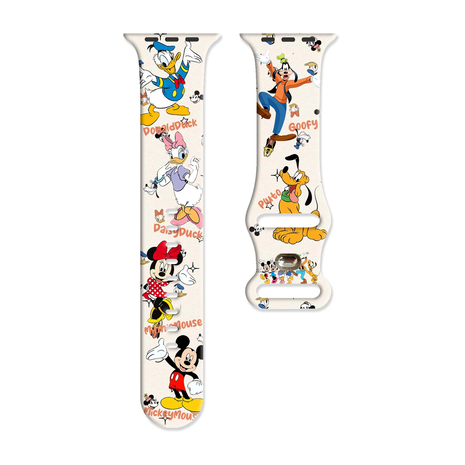 

Disney series printed watch strap for Apple Watch 11 10 9 8 7 Silicone Band Replaceable Bracelet for iWatch 38mm 42mm 44mm 46mm