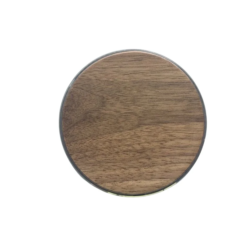 Wood Bamboo Walnut Wireless Charger PAD 10w For Blackview BV5800 BV6800 BV9500 BV9600 BV9700 BV9800 BV9900 Pro Plus