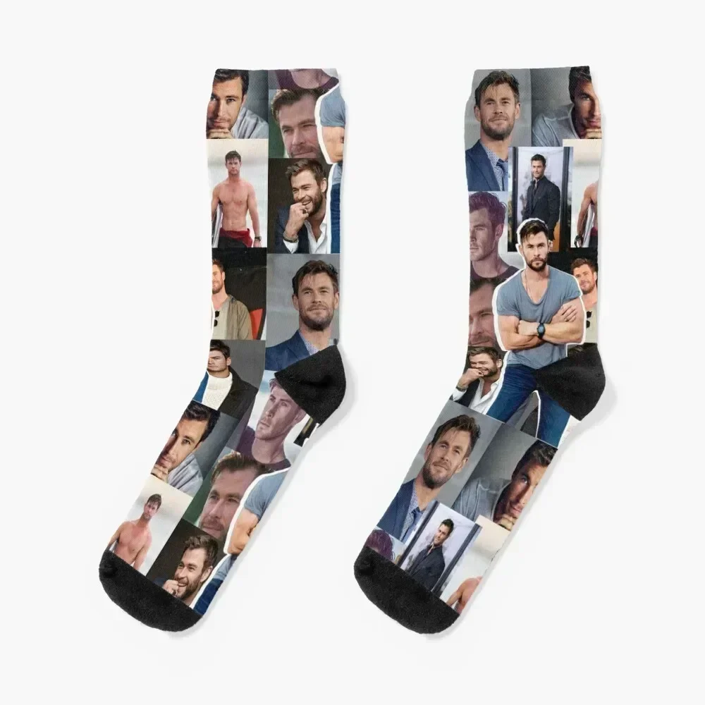 

Chris Hemsworth Socks New year's winter custom sports Sports Mens Socks Women's