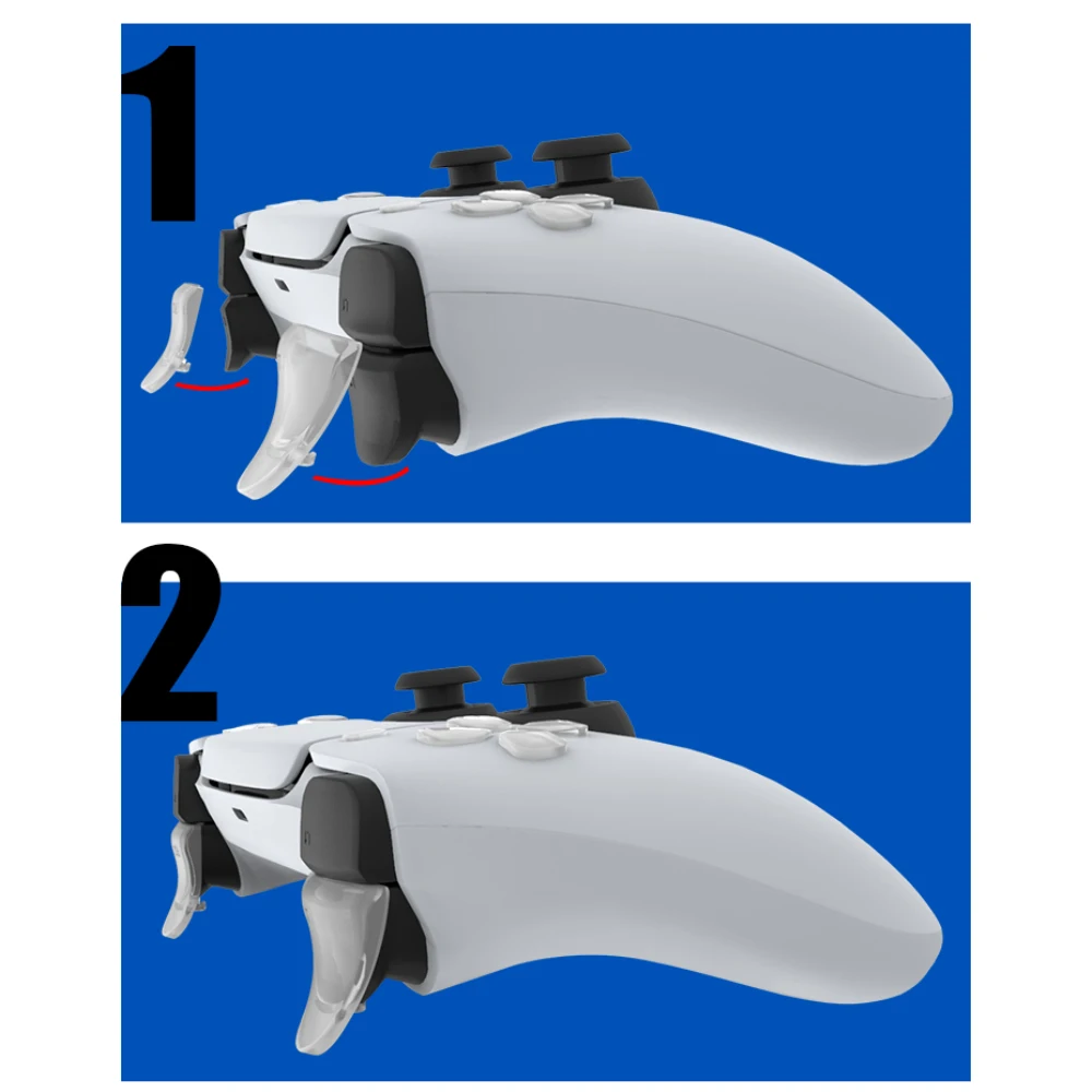 Tapas de silicona para Joystick, empuñaduras para DualSense Dualshock 5, 4, PS5, interruptor