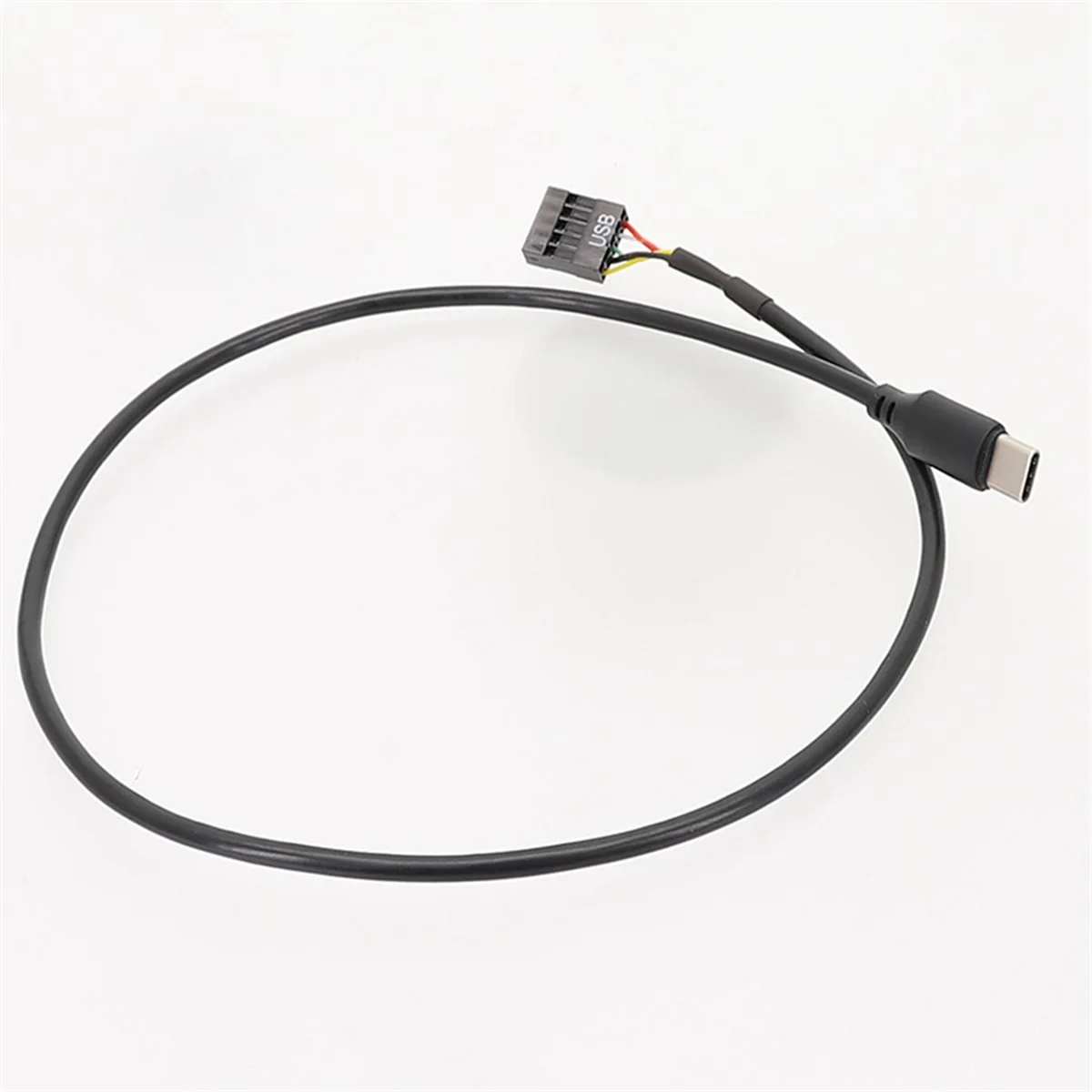 1Pcs USB 9Pin to USB Type C Cable for Computer Motherboard to USBC Secondary Screen PC LCD Screen 9Pin USB Cable Adapter