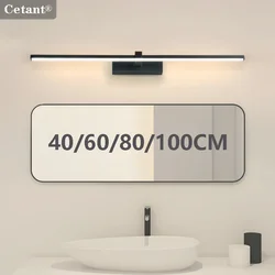 현대 LED 미러 전면 램프 욕실 램프 침실 드레싱 조명 주방 홈 40/60/80/100cm 긴 램프 Led 조명 광택