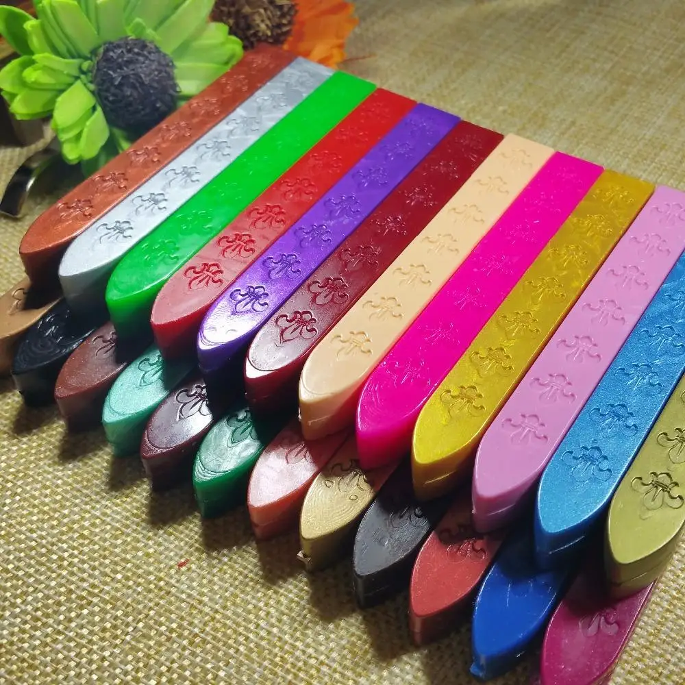 QUALITY SEALING WAX STICKS WITH WICK for LETTER SEAL CANDLE