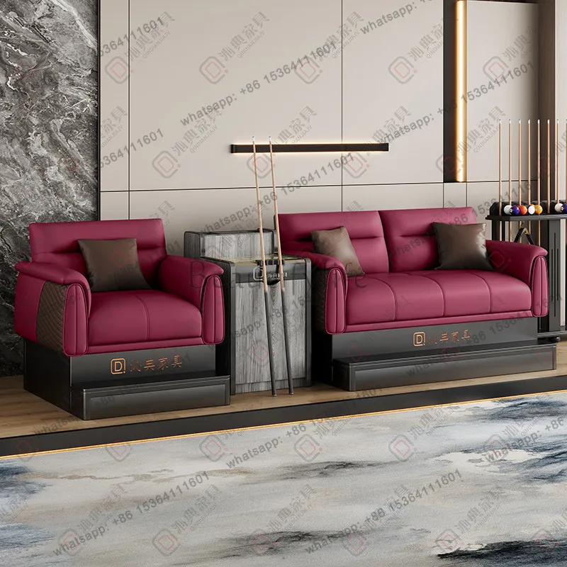 High-end sofa viewing hall box sitting area card seat billiard game special watching sofa