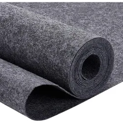 10 Feetx15.75 Inch Fabric Rolls Felt Non-Woven Sheet 0.1cm Thick Dark Gray Polyester Felt for Crafts Quilting Sewing