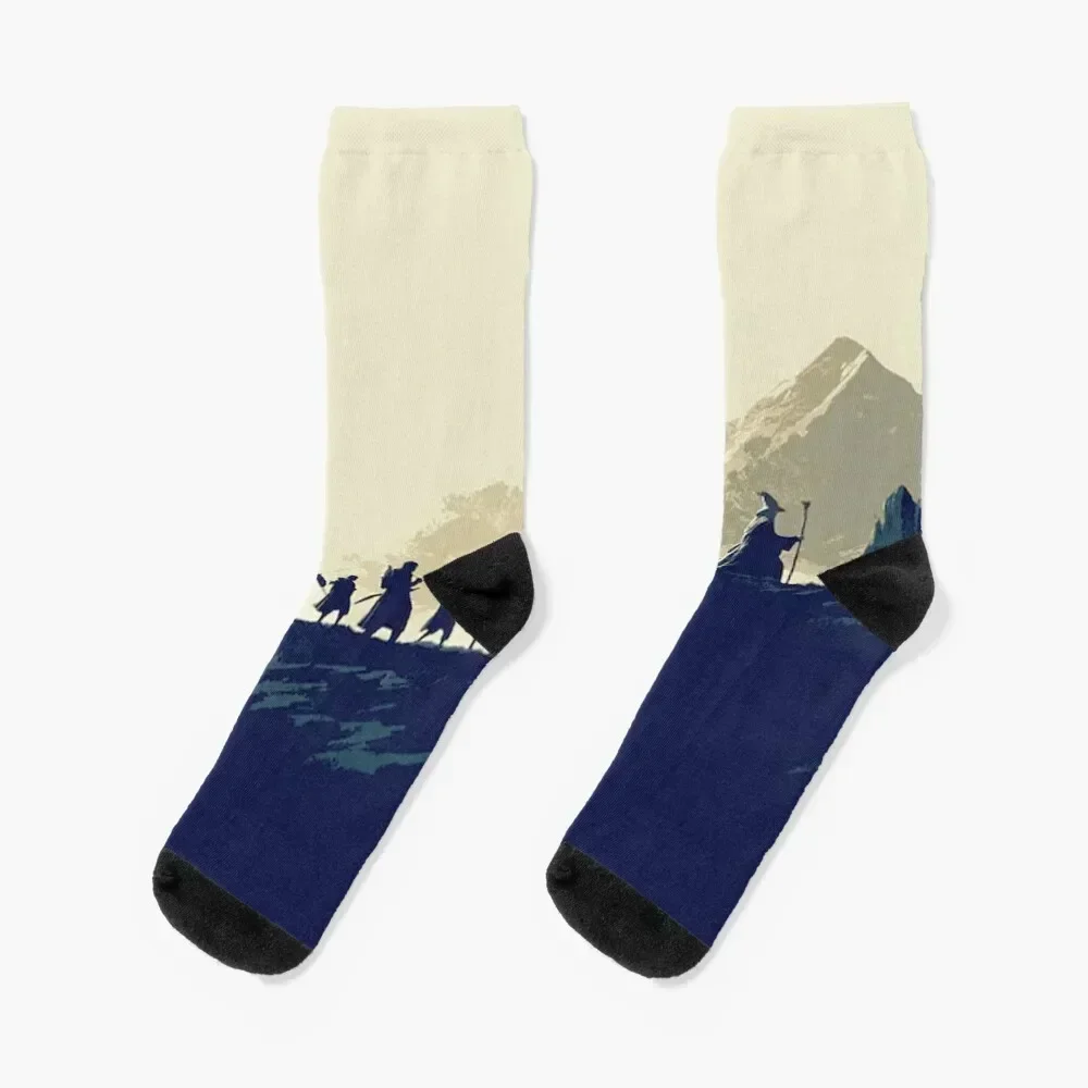 

vintage view Socks colored christmas gifts cute custom Men Socks Women's