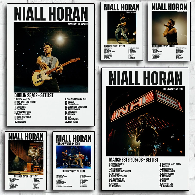 Rapper Pop Music Celebrity Niall Horan Heartbreak Weather Music Album Cover Poster Canvas Paintings Wall Art Pictures Home Decor