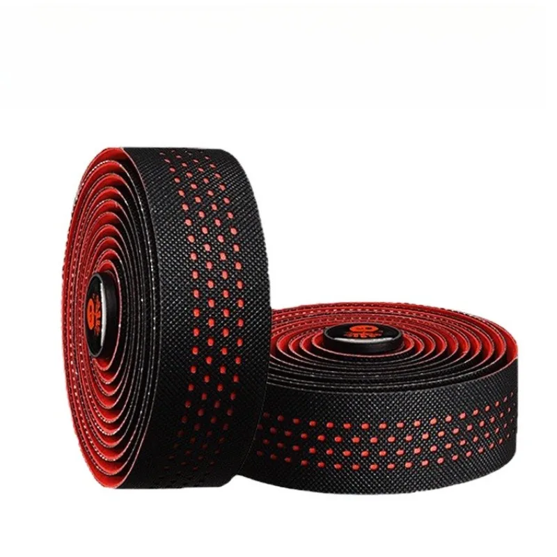 

Perforated Road Bike Bar Tape Breathable Handlebar Tapes Non-slip EVA/PU Soft Anti-Vibration Wrap Tape Durable Bar Bartape 1Pair