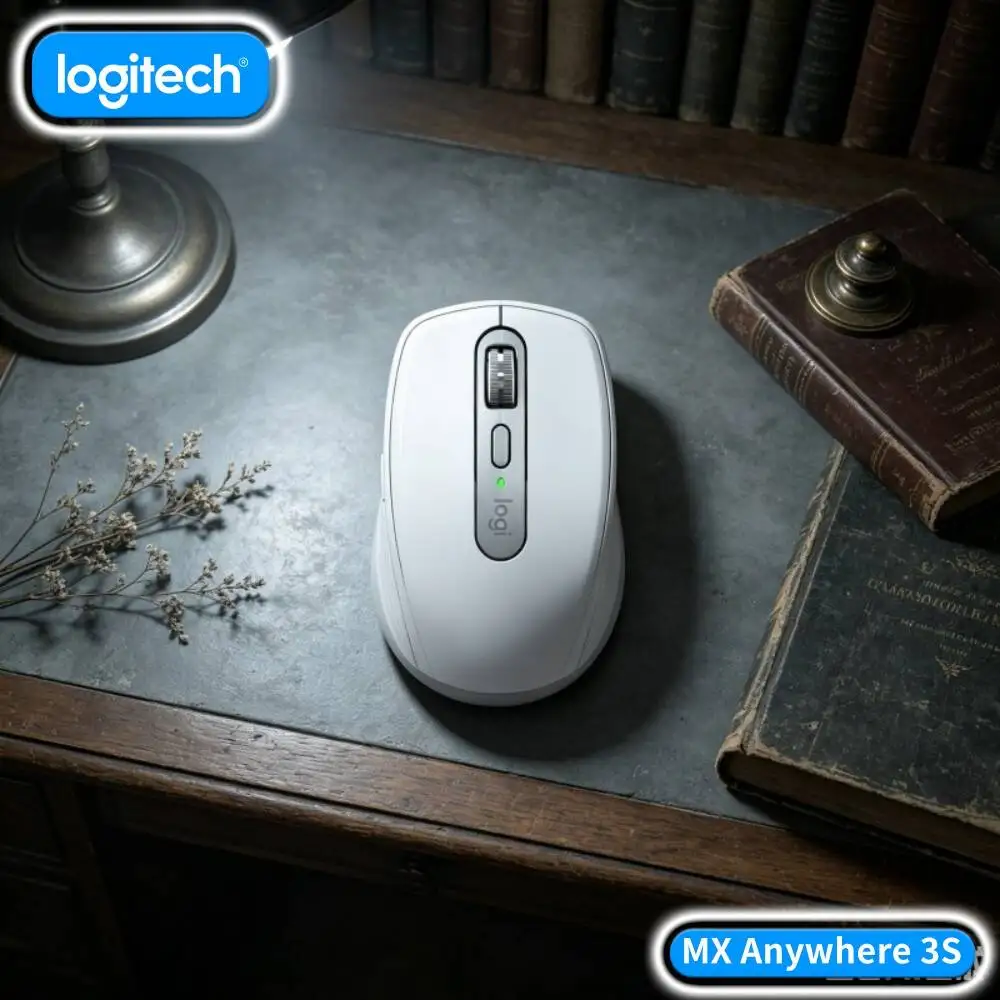 Premium MX Anywhere 3S - 8000 DPI, Hyper-Scroll, Anti-Slip, Perfect for Cross-City Book Expo & Office Use