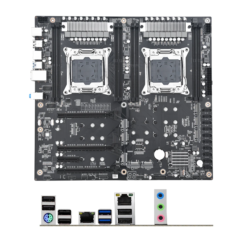 X99 D4 Dual Motherboard Set with 2*E5 2699 V3 and 4*32GB=128GB DDR4 ECC REG 2133mhz RAM Support Intel LGA 2011-3 V3 /V4 CPU Kit view 6