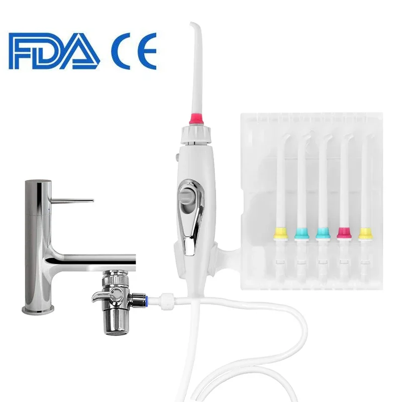 

Faucet Water Dental Flosser Oral Irrigator Bucal Tank Dental Water Flusher Irrigation For Teeth SPA Teeth Cleaning Machine