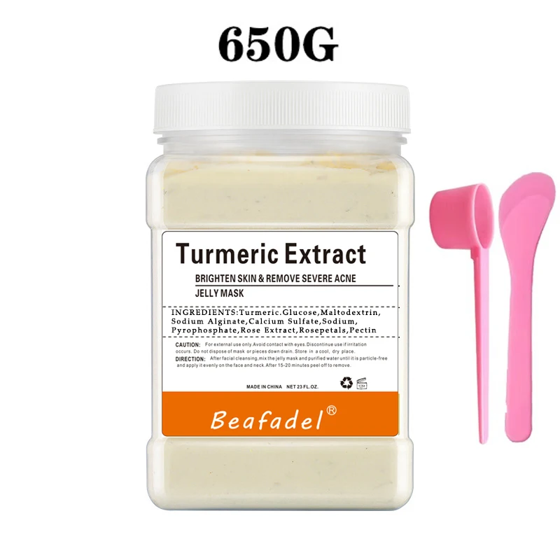 650 g Gelee-Maskenpulver, Rosenmasken, abziehbare hydroklastische Kristallkollagen-Gesichtsgelee-Maske für das Gesicht