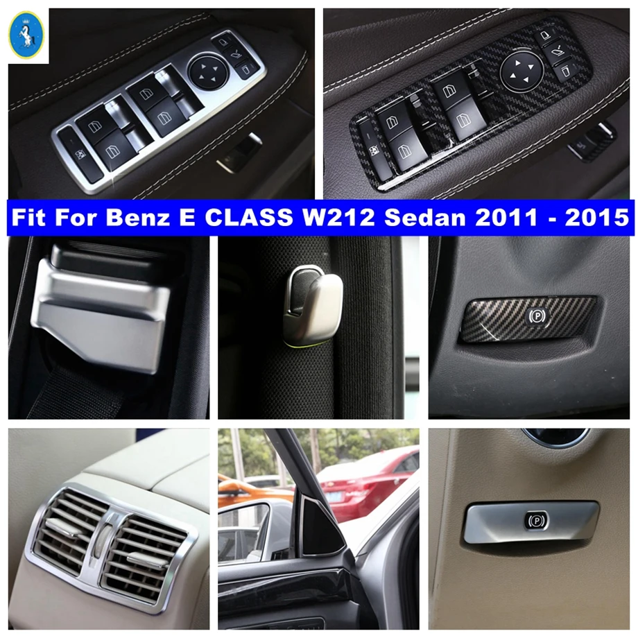 

Auto Pillar A Speaker / Lift Button / Air AC / Electrical Handbrake Cover Trim For Mercedes Benz E CLASS W212 Sedan 2011 - 2015