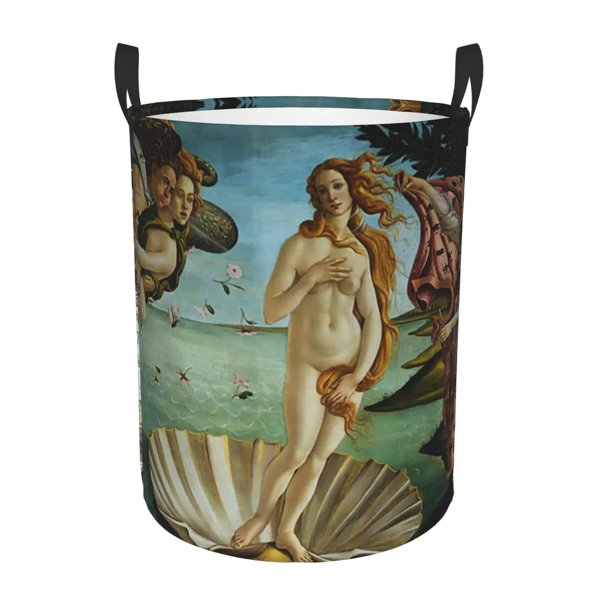 El Nacimiento de Venus de Sandro Botticelli (1486) Cestas para la ropa sucia, cesta plegable grande para ropa y artículos diversos para el hogar, para niños