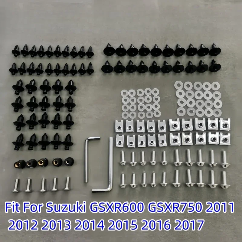 

Fairing Bodywork Kit Bolts Screws Fit For Suzuki GSXR600 GSXR750 2011 2012 2013 2014 2015 2016 2017