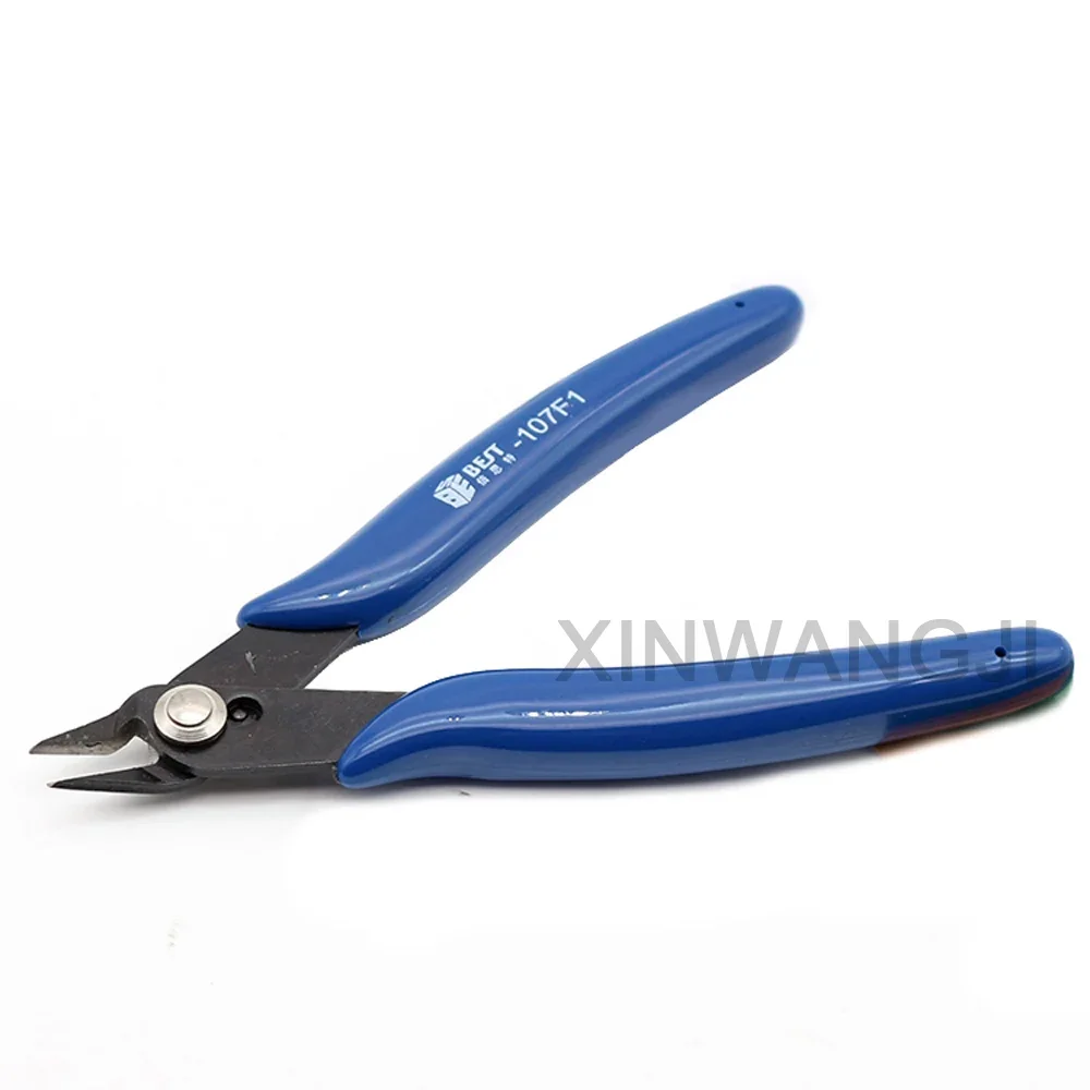 2PCS Electrical Wire Cable Cutters Cutting Side Snips Flush Pliers Nipper Anti-Slip Rubber Mini Diagonal Pliers Hand Tools 107F1