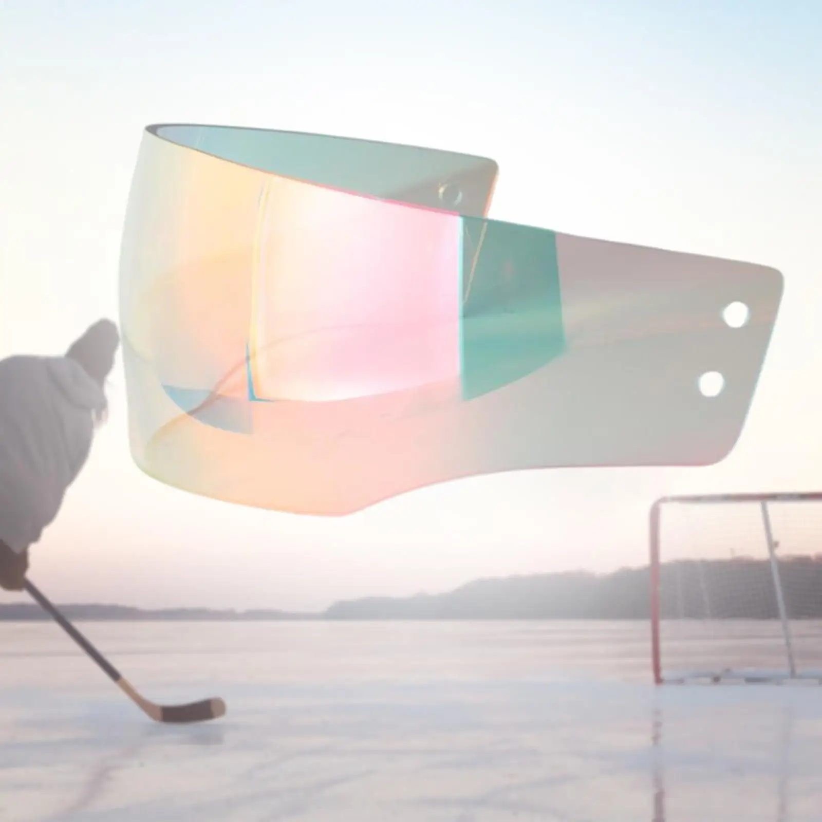 

Hockey Helmet Visor Hockey Visor Scratch Resistant Protective Cover Practical