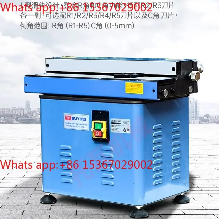 900 Compound Adjustable Chamfering Machine Metal Mold Chamfering Multifunctional Slide Rail Type C/R Angle Desktop