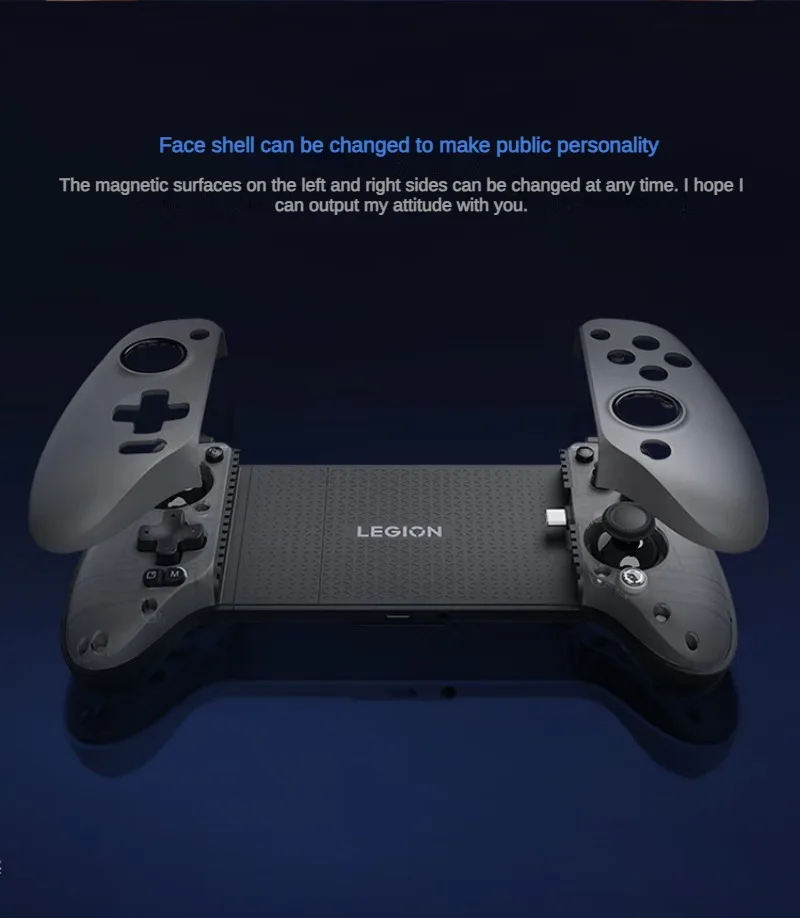 Il controller di gioco originale Lenovo LEGION G7 è compatibile con Y700 di terza generazione con joystick sensore Hall a ritardo zero Type-C