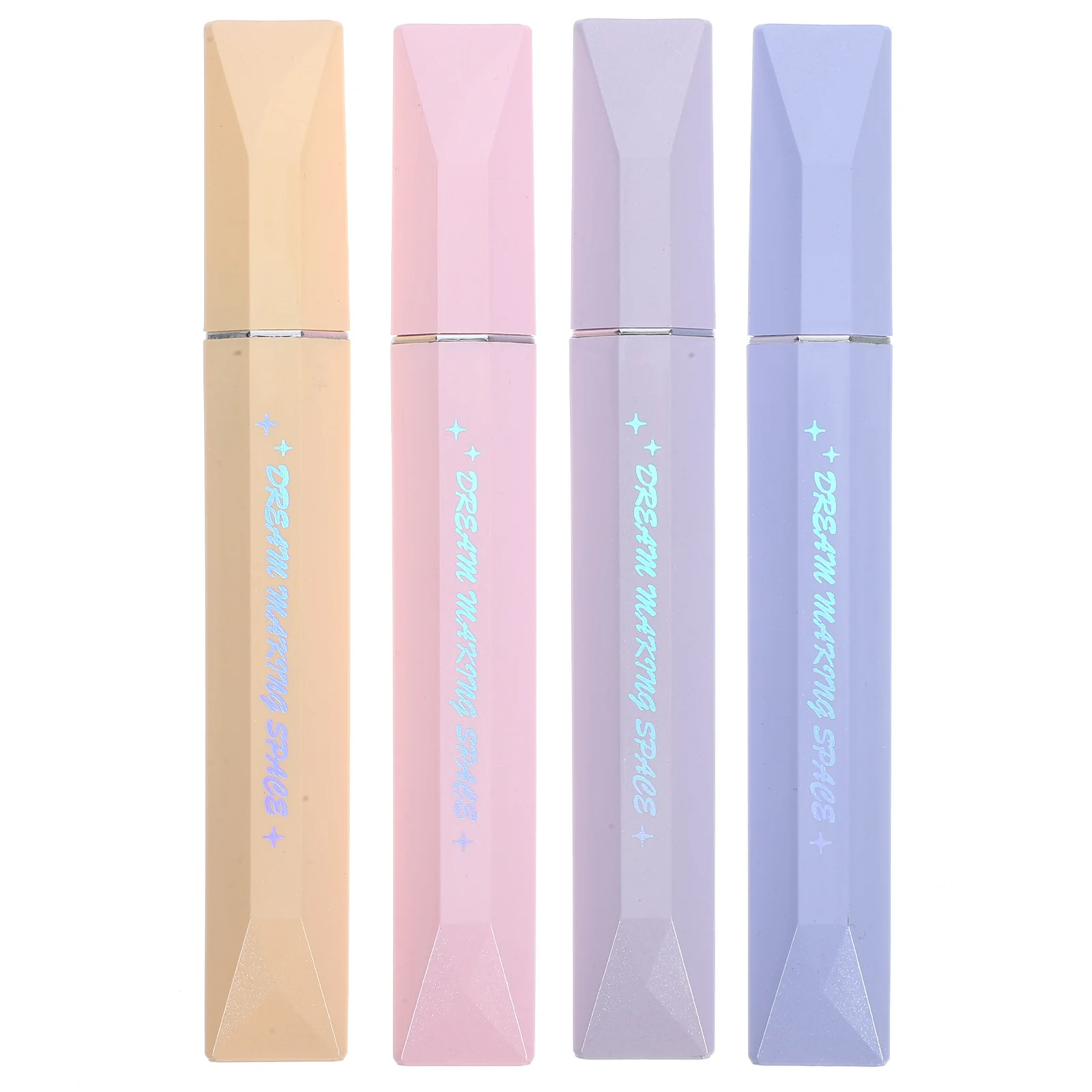 

4Pcs Soft Head Highlighter Pens Small Colorful Marker for Student Office Note Marking Reading Highlighters Note Marking Pens