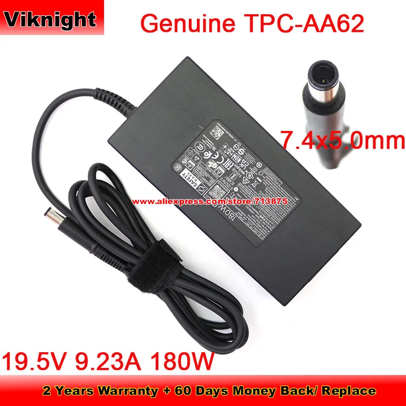 

Genuine 180W TPC-AA62 for HP AC Adapter L56543-004 Spare L56595-001 19.5V 9.23A 7.4 x 5.0mm with 1 pin in center Power Supply