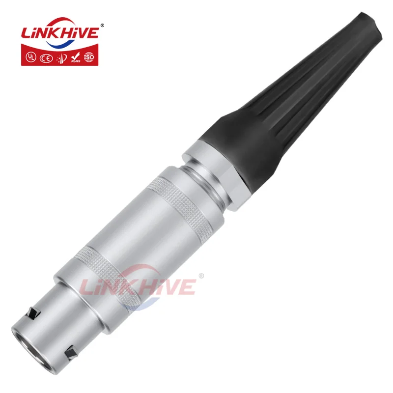 Compatible for LEMO S Series Single Contact Coaxial Push Pull Self-locking Circular Connector 00S 0S 1S 2S 250 275 Pin Male Plug