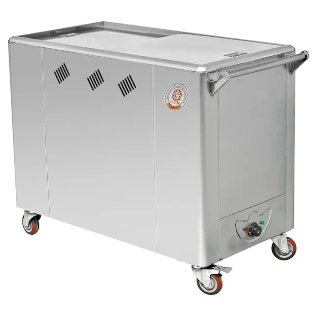 

Electrical Steam Towel Trolley Water Automatically Floating Towel Disinfection Cart Hot Towel Cabinet Use For Hotel