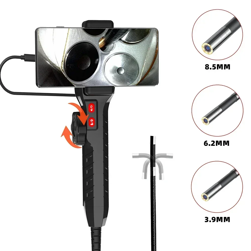 1080P Endoscope,  2 -ways Suitable for Automotive Diesel Engine Carbon Deposition Detection, Aviation Detection