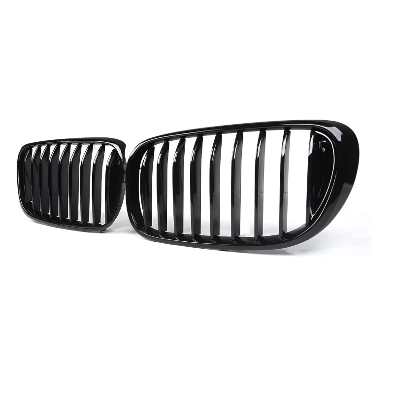 

Gloss Black Single Double Slat Diamond Bumper Kidney Grill for BMW 7 Series G11 G12 2015-2019 Upgrade M Style Facelift Grille