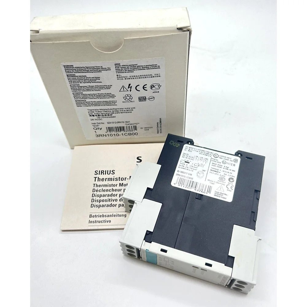 

Brand New Original For Siemens Control Relay 3RN1010-1CB00, Sirius 3R, 24V AC/DC,Fully Tested