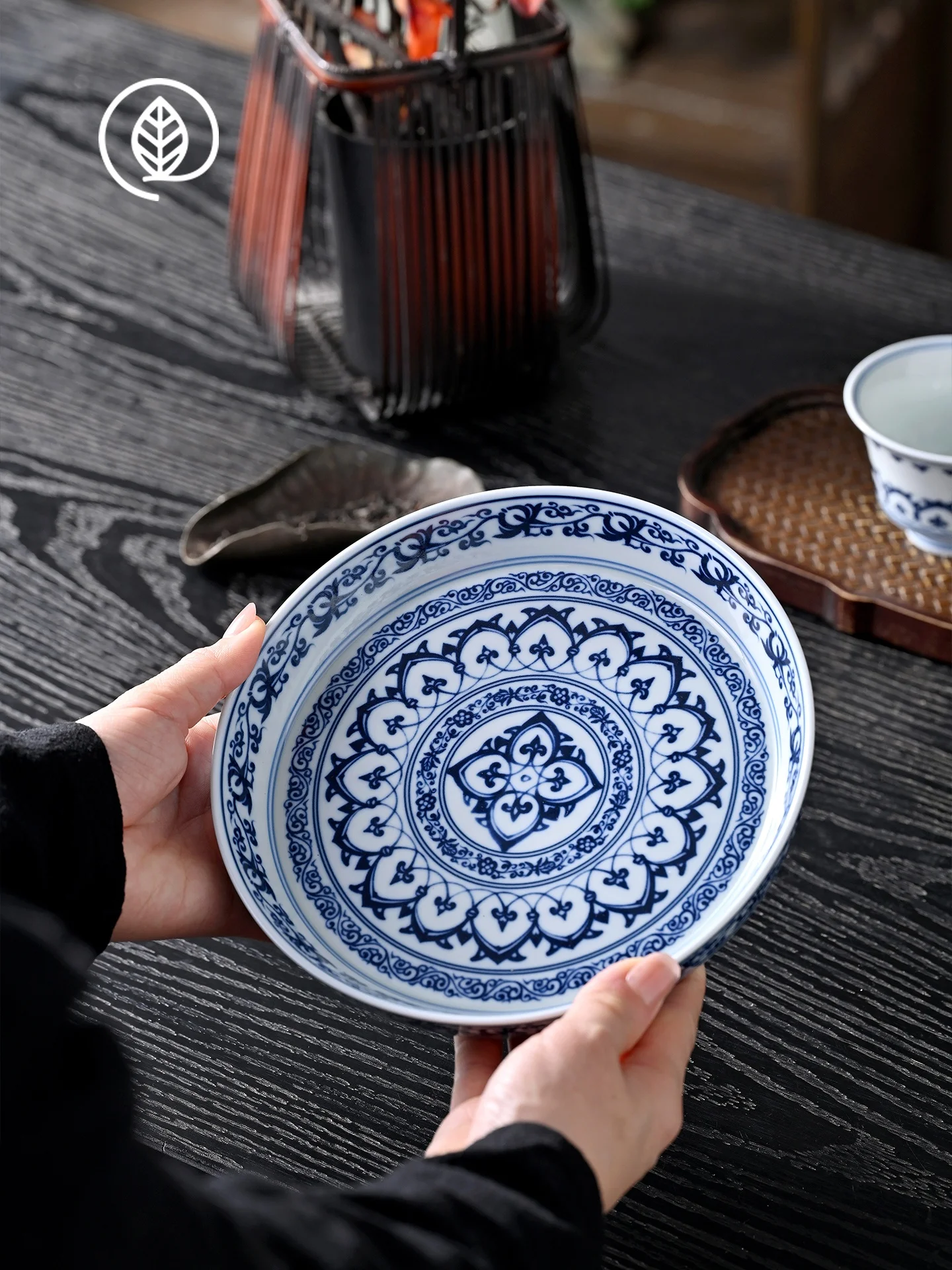 

Китайский круглый чайный поднос, подставка для чайника, подставка для заваривания чая, для домашнего использования, круглый поднос для ухода за чайными принадлежностями