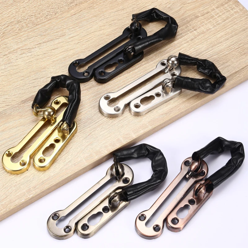 

1Set Thickened anti-theft chain stainless steel door bolt hotel hotel room door chain buckle door