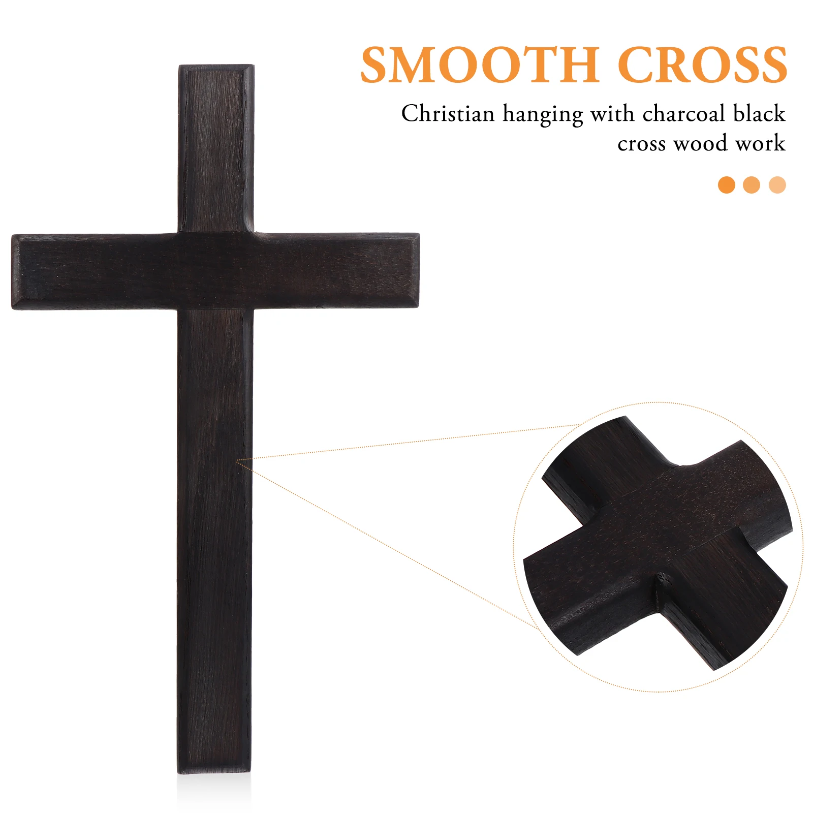 

Solid Craft Hanging Ornament For Home Church Office Decoration Christian Pendant Wood Cross Decorative Hanging Wall Cross Solid