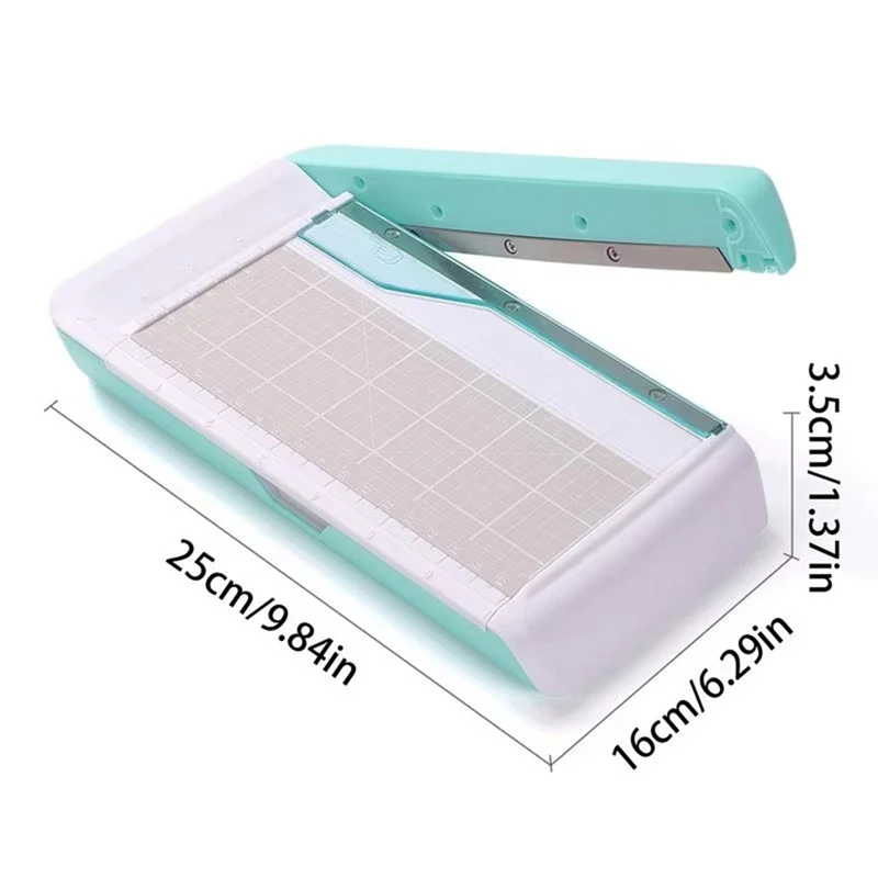 Craft Paper Cutter Compact Paper Trimmer Scrapbooking Craft Non Slip Paper Slicer Versatile Crafting Paper Cutter Tool-AT81