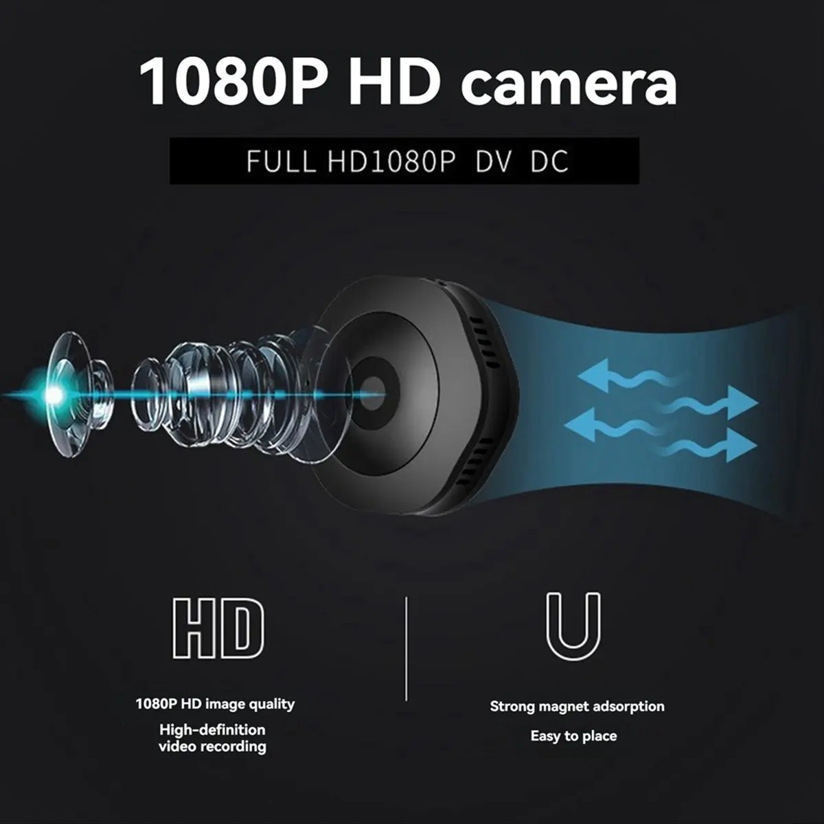 

*ONE DAY H6 Wireless Wifi Camera Intelligent HD 1080P Home Outdoor Remote Network Sports Camera Monitoring