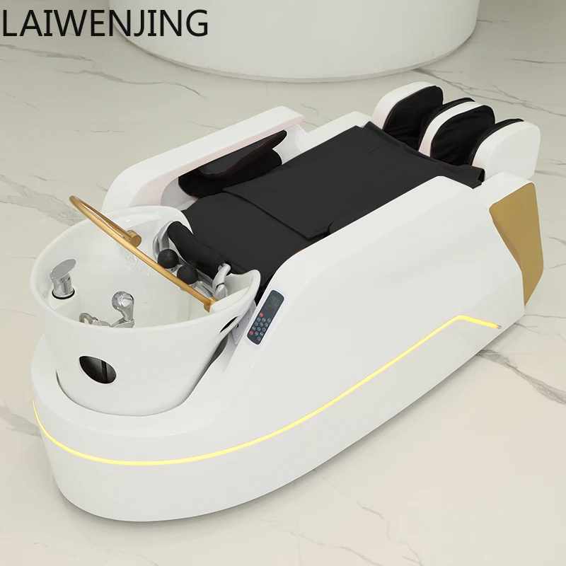 

MJY massage shampoo hairdressing automatic intelligent water circulation fumigation hair treatment bed