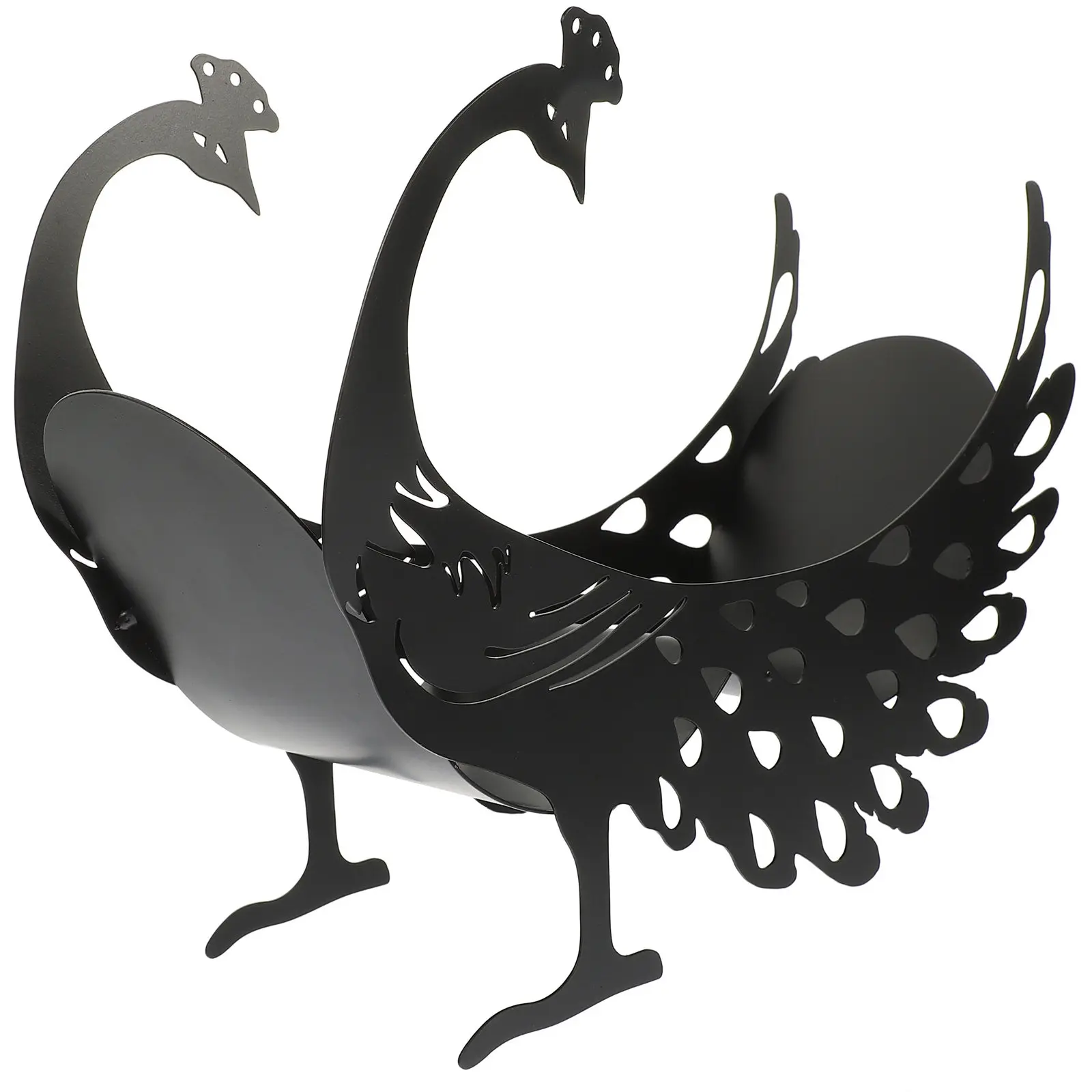 

Peacock Toilet Paper Holder Stand Iron Metal Roll Paper Holder for Bathroom Kitchen Living Room Desktop Decor Animal Shaped