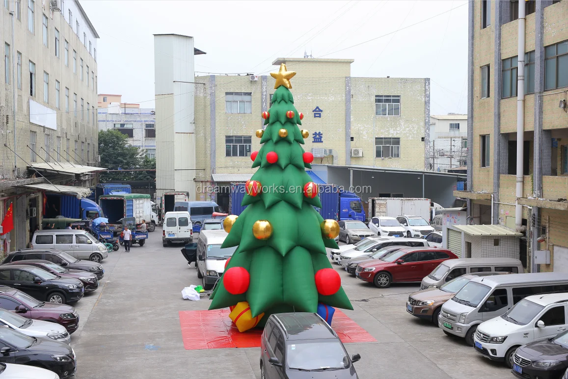 Giant Inflatable Christmas Tree, Inflatable Christmas Tree With Led Lights for Decoration