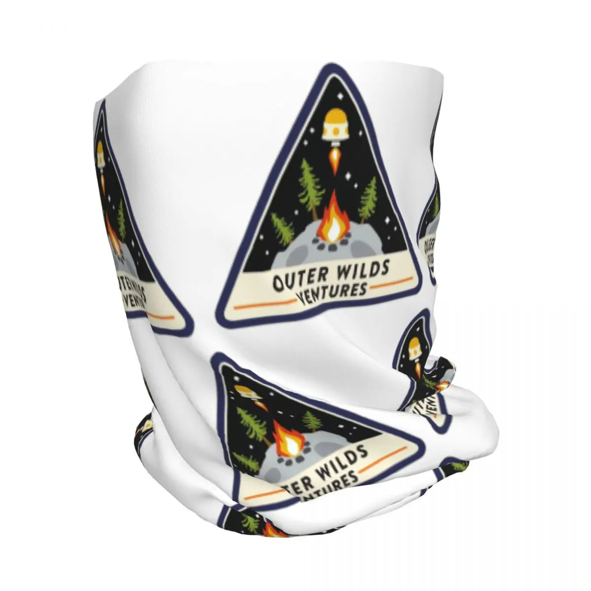 Outer Wilds Ventures Patch Bandana Neck Gaiter Wrap Scarf Warm Headband Beanies Hat for Men Women Adult Winter