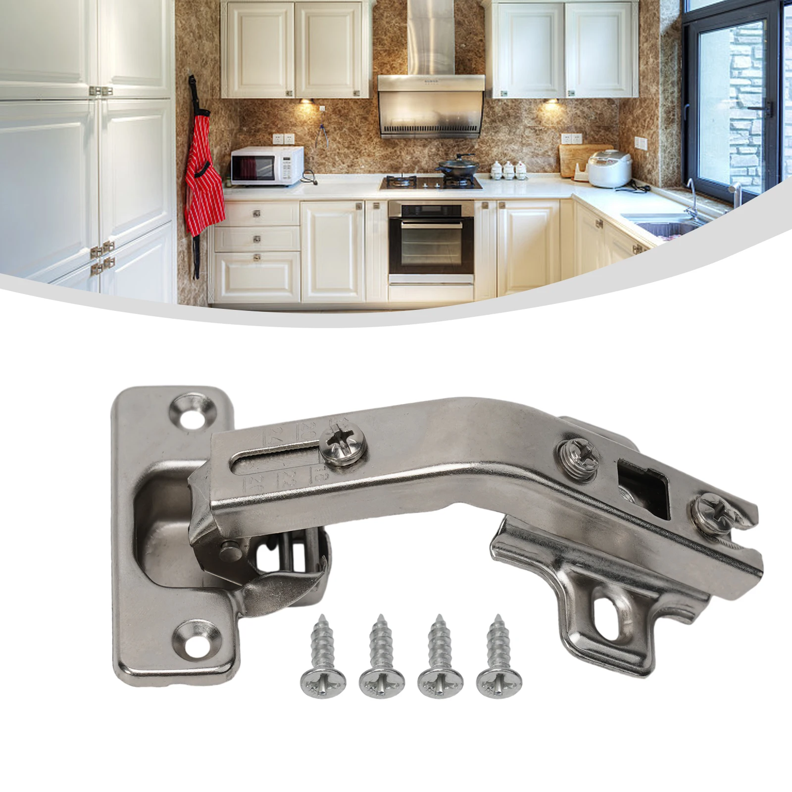 Corner Cabinet Hinge Concealed Corner Door Hinge Kitchen Cold Rolled Steel Beautiful Appearance Easy To Adjust