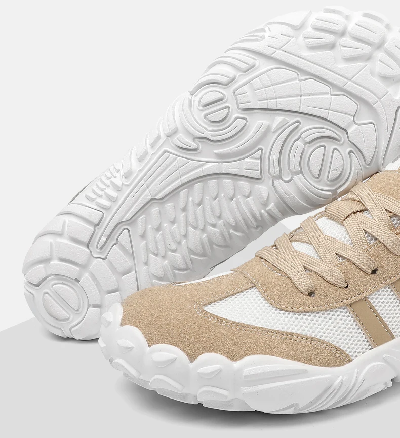 Unisex Barfußschuhe mit breiter Zehenbox – Zero Drop Minimalistische Retro-Sneaker für Herren und Damen – Rutschfeste Outdoor-Walkingschuhe – Neue Freizeitsneaker – Detail 4